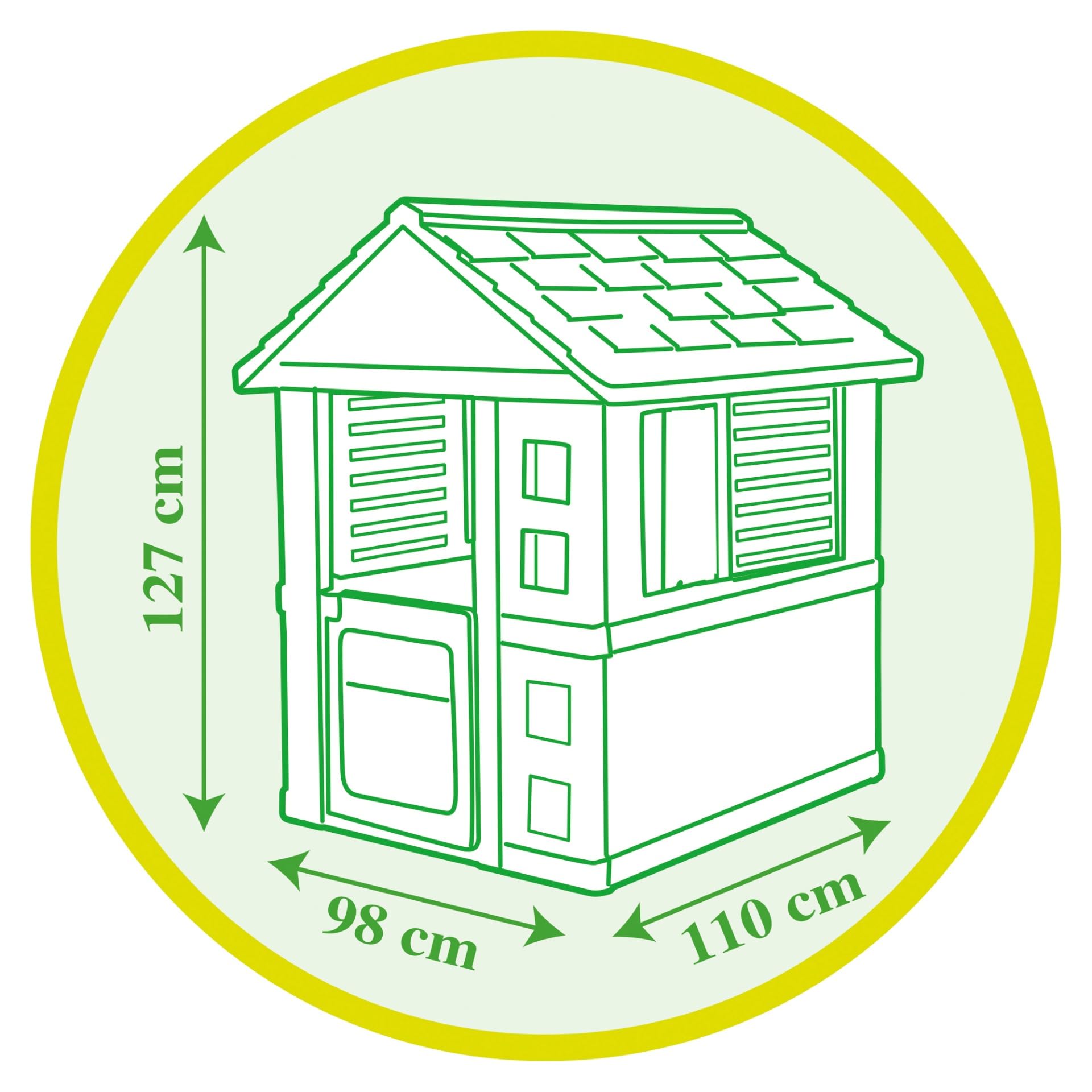 値下げキッズ　子ども子供　 家　小屋 プレイハウス　smoby Amazon.com: Smoby - Neo Friends House - Children's Garden Shed